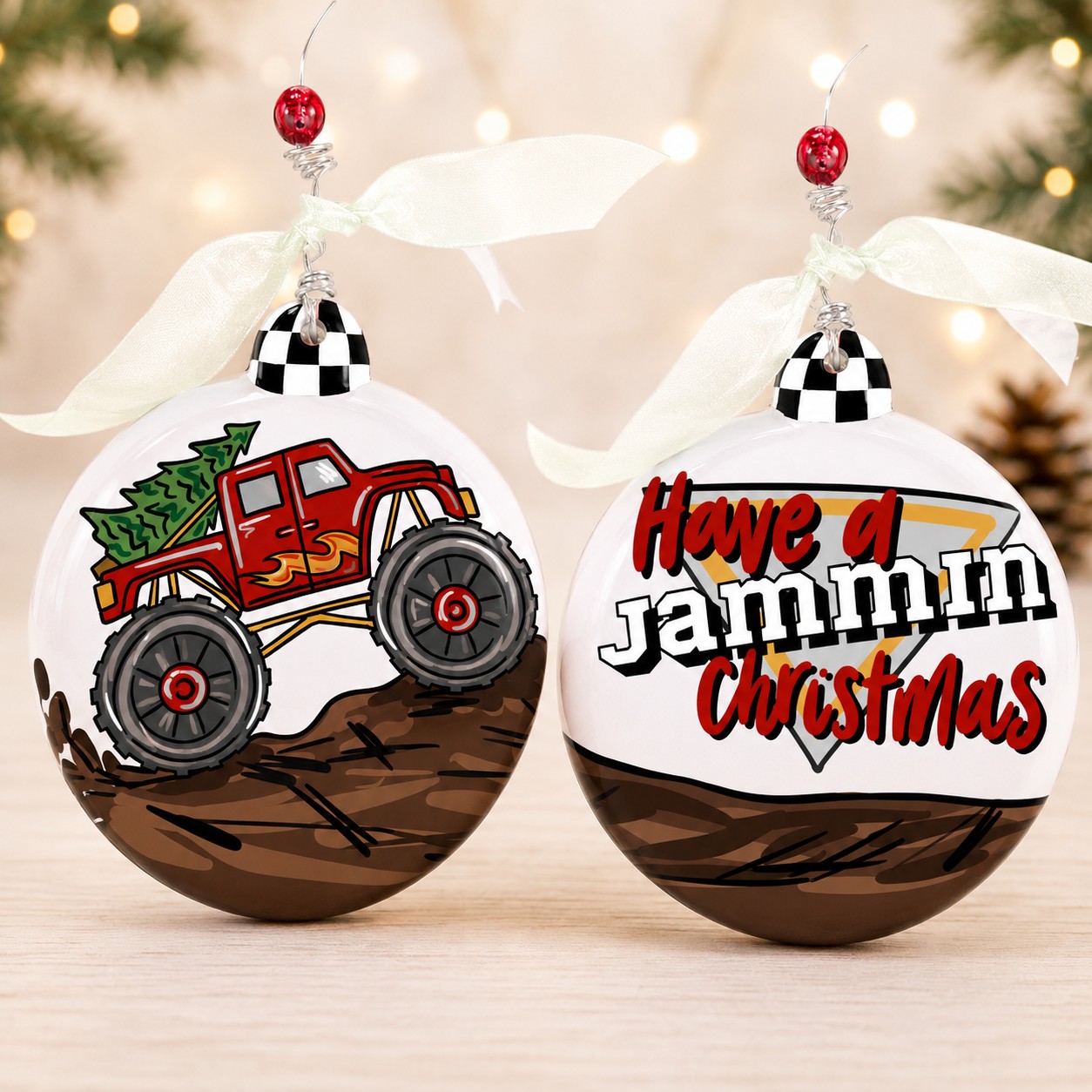 Jammin' Truck Ornament